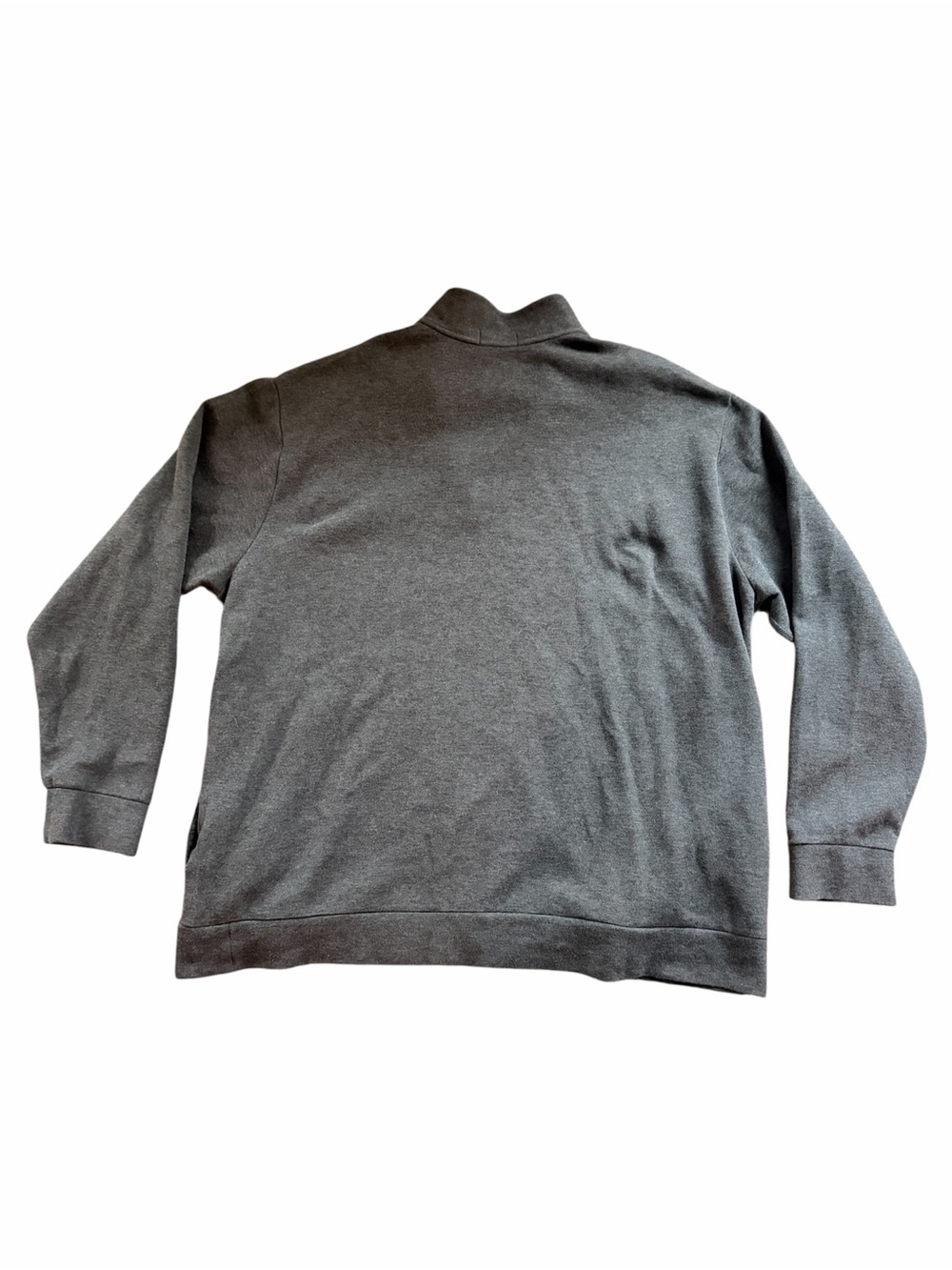 Polo Ralph Lauren 3XLT Gray Quarter Zip Pullover Sweater w/ Pockets Big & Tall - Picture 2 of 9